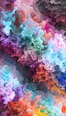 Fototapeta premium Colorful Waves Wallpaper