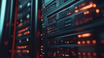 Obraz premium Explore the advanced features of high-performance data storage systems