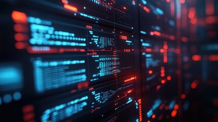 Naklejka premium Discover how advanced technology transforms data visualization in modern systems
