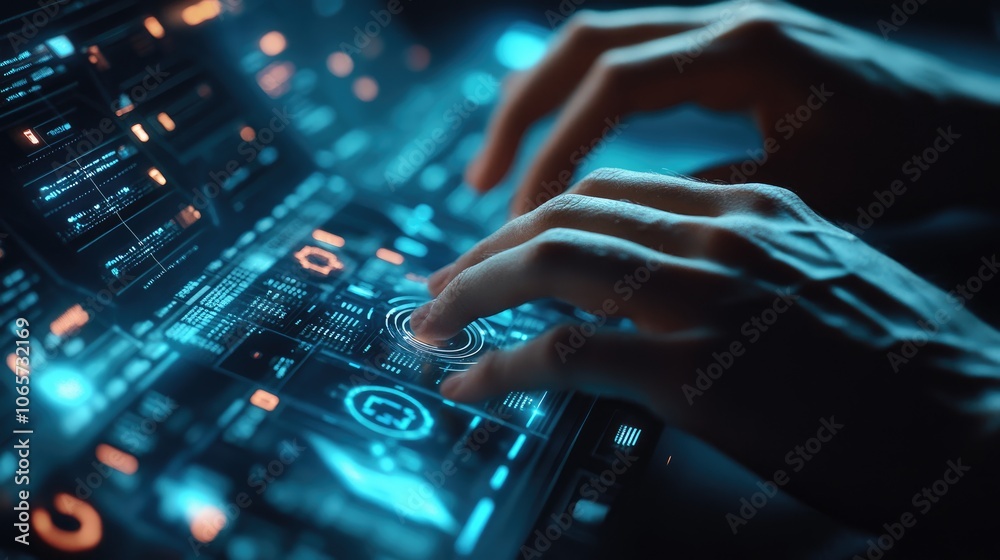 Poster explore how innovative technology transforms user interaction with advanced interfaces