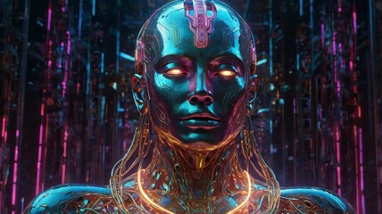 Cyborg, Ai Art, Digital Art