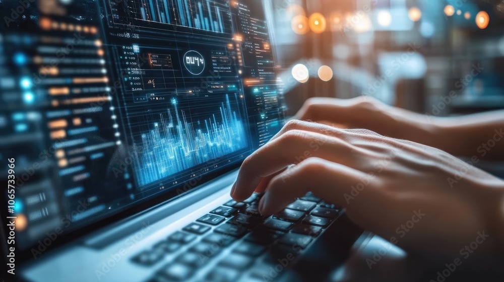 Poster enhancing data analysis skills with advanced technology tools