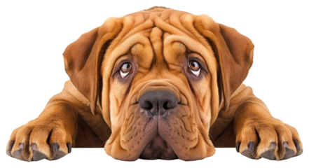 PNG Mastiff dog mammal animal.