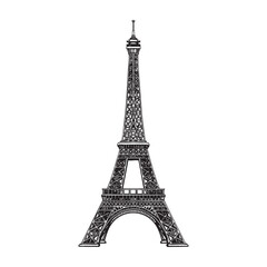 Eiffel Tower Paris illustration
