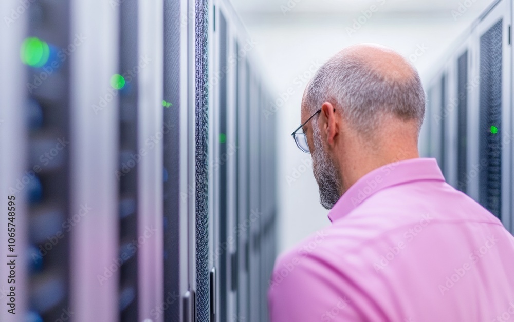 Poster Technician in Data Center Resolving Network Outage – Modern Infrastructure Challenge