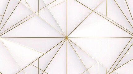 Fototapeta premium Abstract Geometric Background with Gold Lines