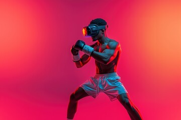 Obraz premium Virtual Martial Arts Training Experience