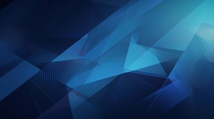 Obraz premium Abstract Blue Geometric Background for Design Use