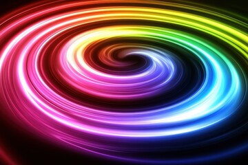 Fototapeta premium カラフルな渦巻きのデザインが魅力的な、宇宙をテーマにしたアートワーク