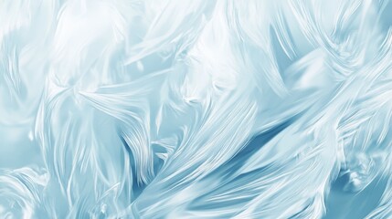 A stunning and captivating abstract representation of both snow and ice, showcasing flowing textures in varying shades of blue and white, truly reminiscent of the beauty and tranquility of winter