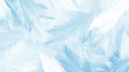 Obraz premium An exquisite and ethereal blue feather background, ideal for creating calming and serene design elements
