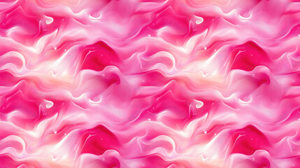 Fototapeta premium Seamless pattern of vibrant pink sky with swirling gradient mesh featuring colorful fluid surfaces for dynamic wallpaper