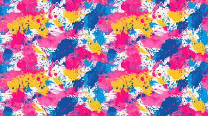 Seamless pattern featuring hand drawn orange Hello text on a white background ideal for greeting cards and invitations