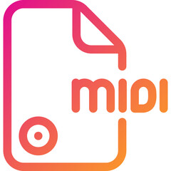 Obraz premium Understanding the MIDI File Format Showcasing Musical Data and Performance Information for Digital Audio Workstations