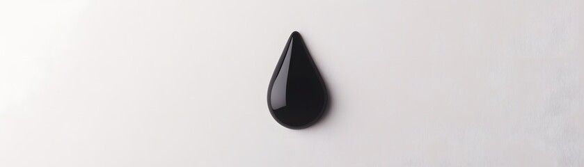 Fototapeta premium Crystal Clear Frozen Water Droplet on Surface
