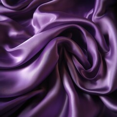 Obraz premium Elegant Purple Satin Fabric Background Texture