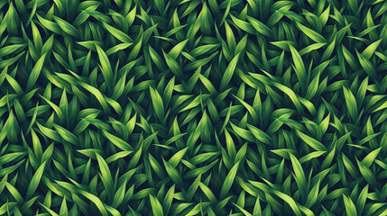 Fototapeta premium Seamless hand drawn texture of green grass for background design nature inspired artistic canvas