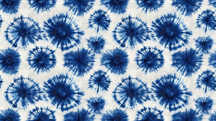 Shibori print seamless pattern featuring intricate tie dye designs perfect for textile applications and home decor
