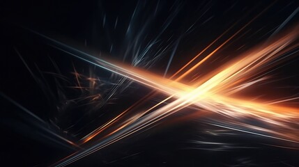 Abstract Light Burst in Dark Background