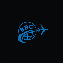 World Travel Agency Logo With Letter BBC