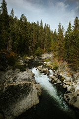 river in the mountains