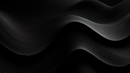 Smooth Black Waves with Subtle Lines