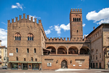 Fototapeta premium Bologna, Italy - Re Enzo palace