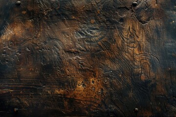 Obraz premium Rustic wooden table background top view