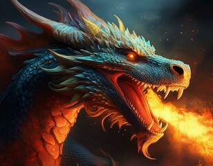 chinese dragon statue