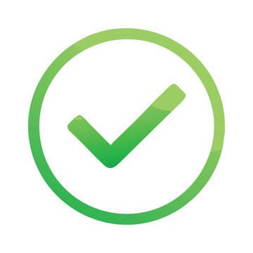 recommend clip art: Green Check Mark Icon in Circle Outline, Green outline icon of a check mark inside a circle, symbolizing approval, success, and confirmation in a minimalist style.
                    