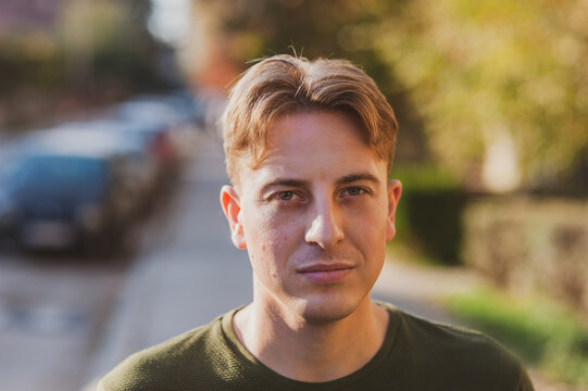 A portrait of a friendly young guy 