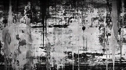 Fototapeta premium â€¢ Black and white grunge texture with high contrast, ideal for vintage or retro designs, copy space, High quality, + --ar 16:9 --v 5 Job ID: 5ef2dc73-11ea-4c7e-942d-2517752081ea