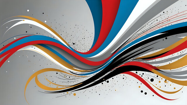 Abstraktion Der Mut freudiger Gedanken 16х9. Hintergrund f&uuml;r das Design 3.