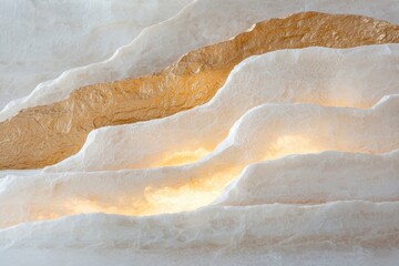 Obraz premium Textured stone surface with warm lighting