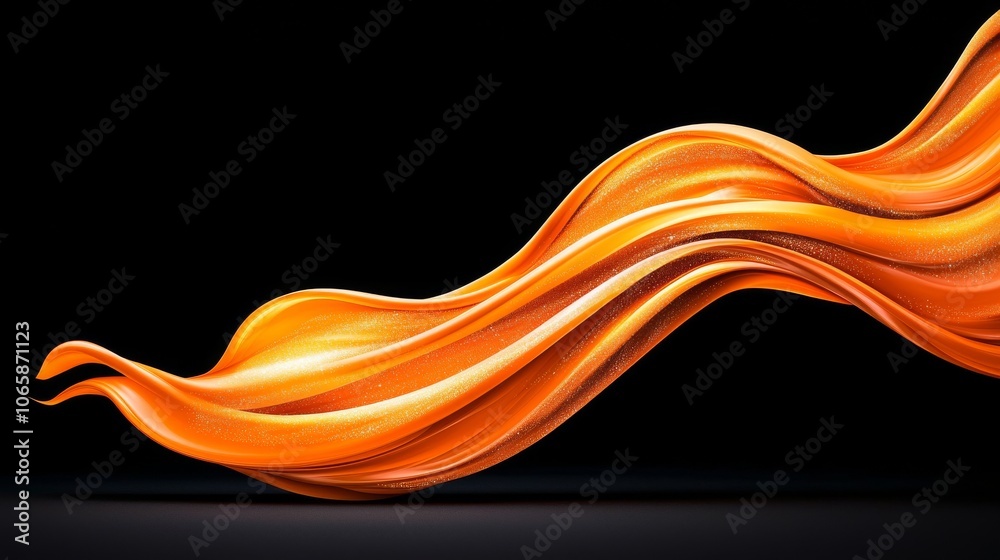 Wall mural animated abstract magic light effect on black background. created using stock.