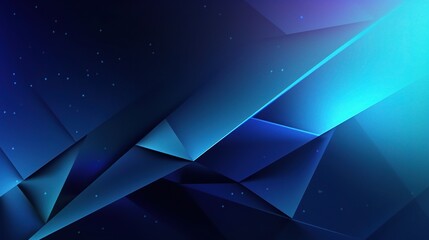Obraz premium Abstract Blue 3D Geometric Background Design