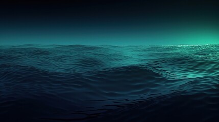 Fototapeta premium Serene Ocean Waves at Dusk with Deep Blue Tones