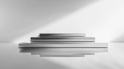 Obraz premium empty white podium