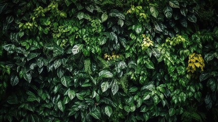 Lush Green Leaves Background for Design Projects