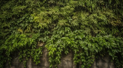 Obraz premium Lush Greenery with Vibrant Leaves in Abundant Growth