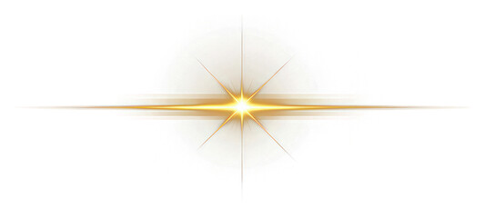 PNG An isolated gold blink light effect flare night background.