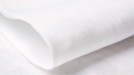 Obraz premium Soft White Fabric Texture for Creative Projects