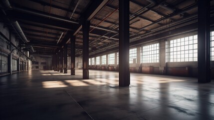 Spacious Industrial Warehouse with Natural Light