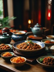 Obraz premium A Culinary Journey Through Chinese Cuisine