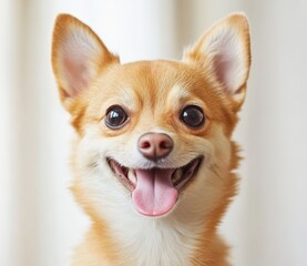 Obraz premium Adorable chihuahua dog with a happy expression