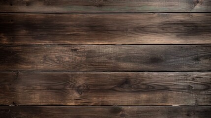 Rustic Wooden Background with Dark Tones and Texture