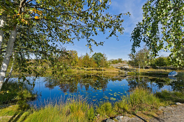 A freshwater lake on the skerry island Asperoe