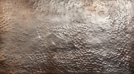 Textured Metallic Surface with Bubbles and Patterns