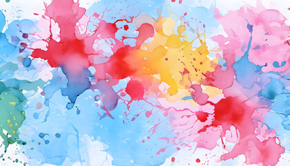 Obraz premium Abstract Color Splashes Background
