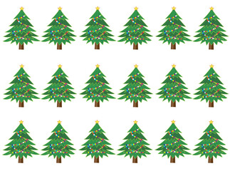 Fototapeta premium クリスマスツリーの背景素材です。